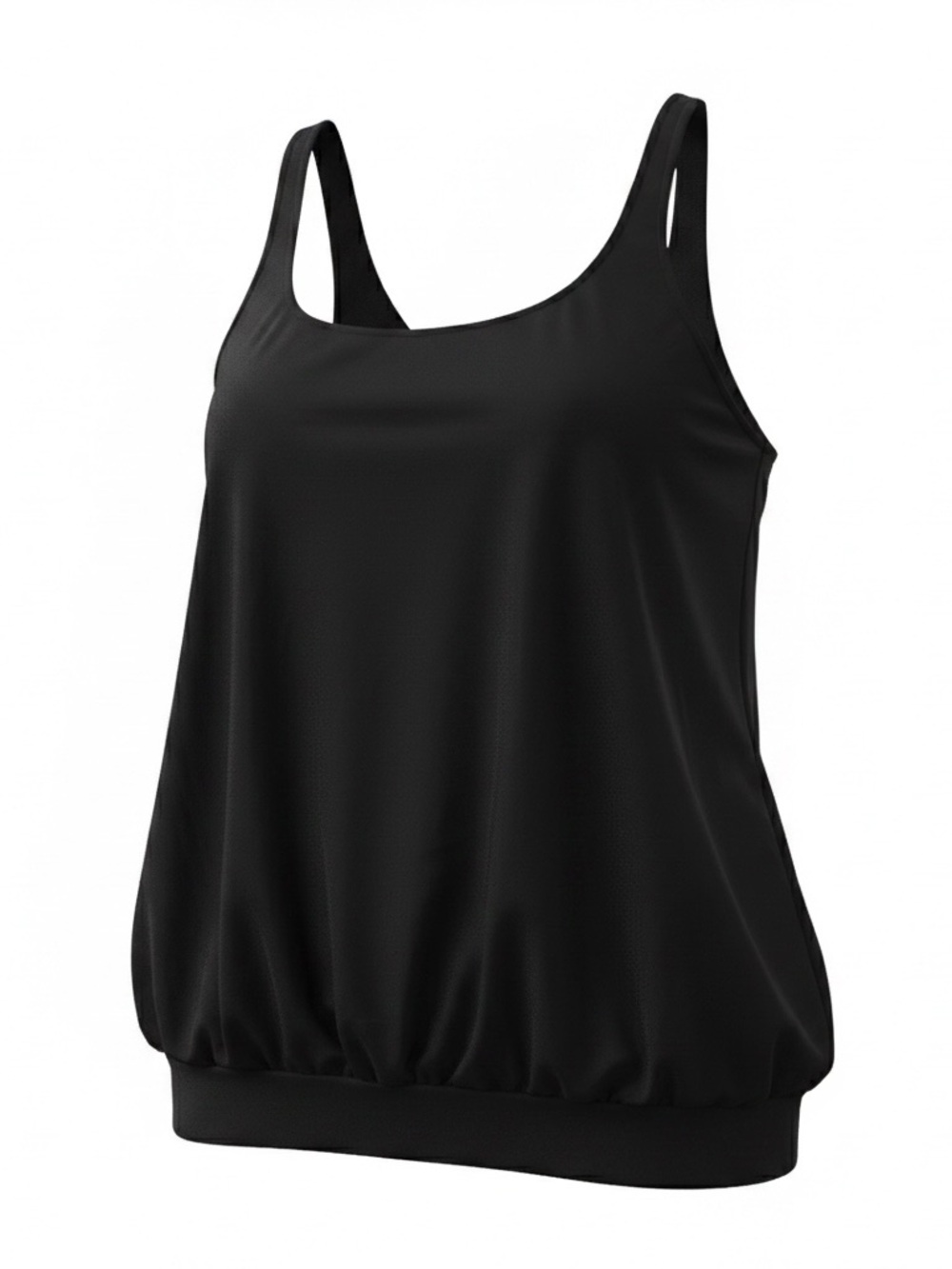 Unbranded Black Tankini Swim Top Good Condition Size Xs